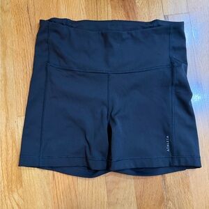Athleta Ultimate Run Shortie Women's Black Athletic Shorts